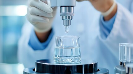Close-up of ductility test on asphalt samples using advanced lab equipment, Asphalt ductility test, Flexibility evaluation