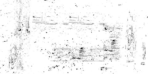 Black and White Halftone Dots in Grunge Brush Style. Noise Fashion Print Design Pattern.