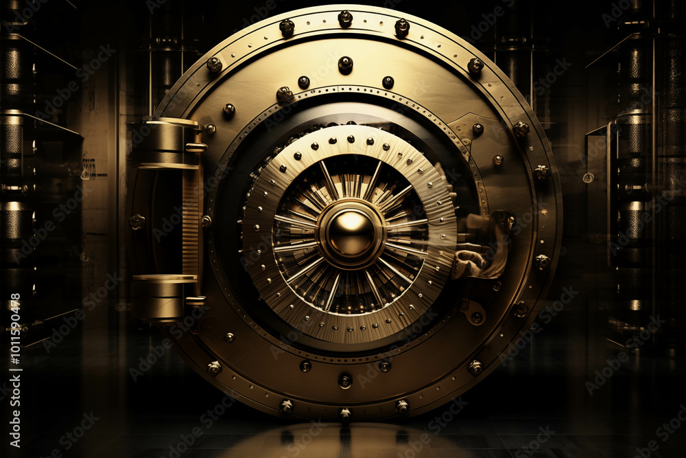 Poster secure password management system concept