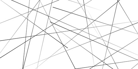 Pattern for invitation, web, textile, wallpaper, wrapping paper. Vector illustration. Abstract white background with an chaotic black lines. 