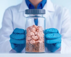 Technician using pycnometer to measure specific gravity of aggregates, Aggregate specific gravity, Density evaluation