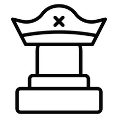 Pirate Grave Vector Icons