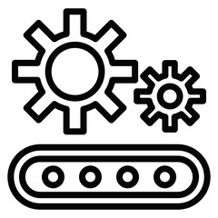 Rolling Machine Vector Icons
