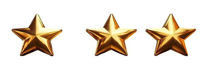 Obraz premium Five gold star rate review customer experience quality service excellent feedback concept