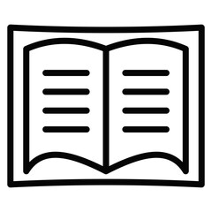 Open Book Vector Icons
