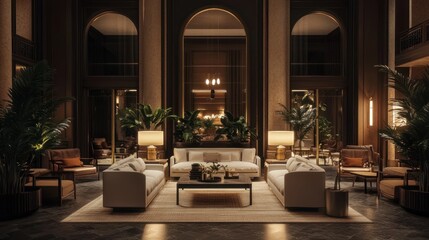 Elegant Lobby Interior Design