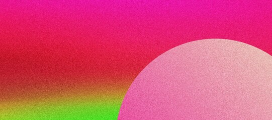 Abstract Neon Dust with One Sphere and Textured Noise Effect