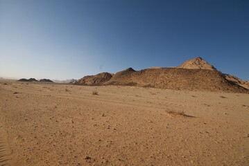 Wadi rum desert in jordan