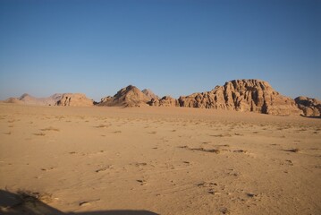 Wadi Rum desert in jordan