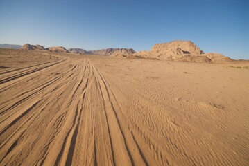 Wadi Rum desert in jordan