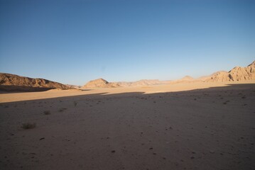 Wadi Rum desert in jordan