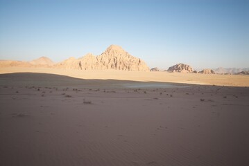 Wadi Rum desert in jordan