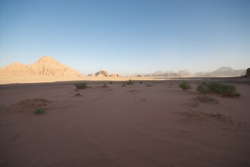 Wadi Rum desert in jordan