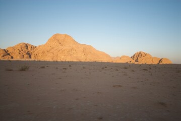 Wadi Rum desert in jordan