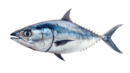 Obraz premium Tuna fish isolated on white transparent