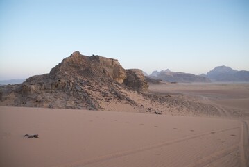 Wadi Rum desert in jordan