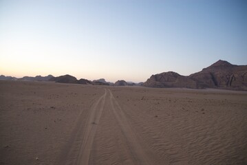 Wadi Rum desert in jordan