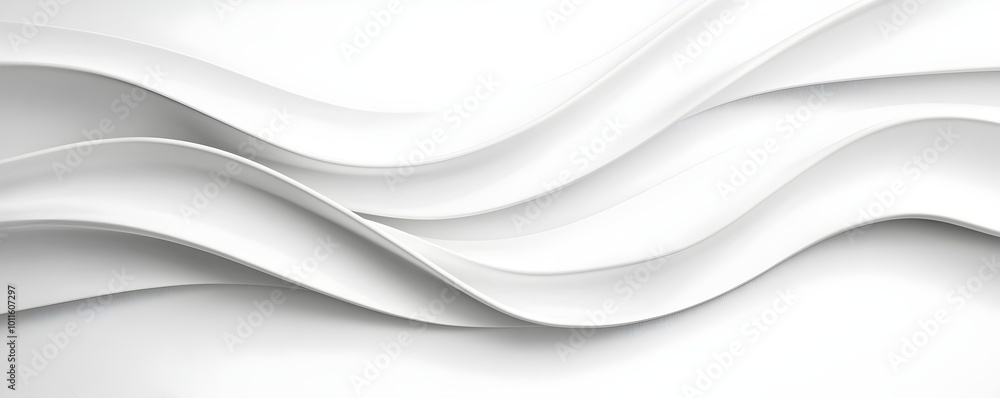 Aufkleber elegant organic curves - minimalist sculpture with balanced forms and symmetrical design showcasing 