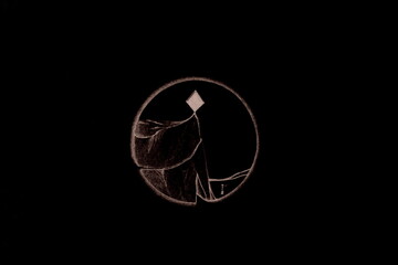 Steep Trail, Ascent, Destination Emblem or Icon