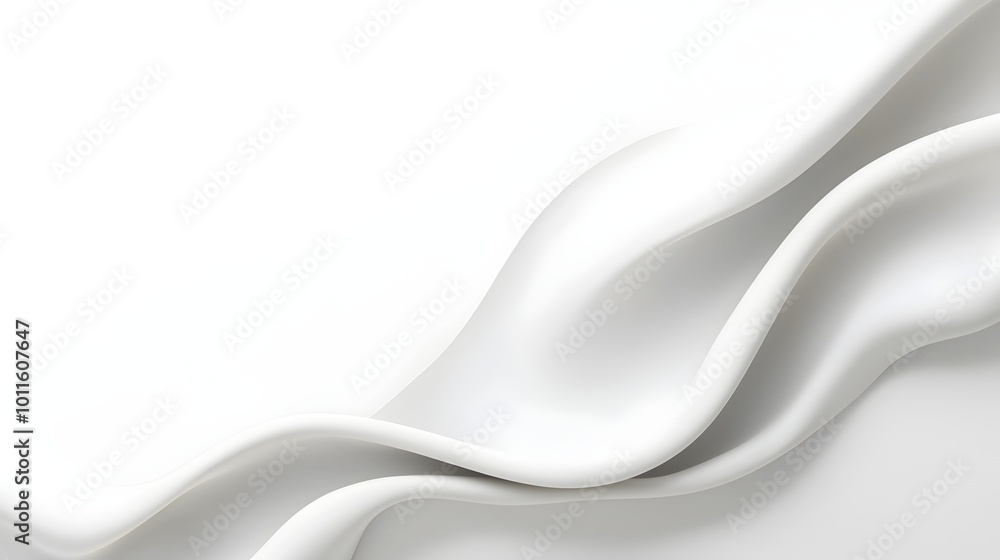 Poster elegant minimalist flow with smooth curves and organic transitions - artistic geometry and subtle gr