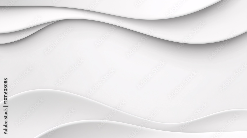 Aufkleber elegant continuous lines and curves - captivating organic movement with smooth gradients and harmoni