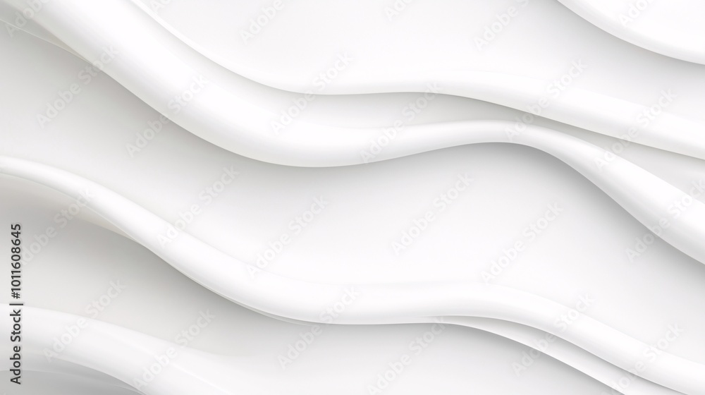 Poster elegant flowing design - smooth lines and balanced curves in refined symmetry with natural shapes an