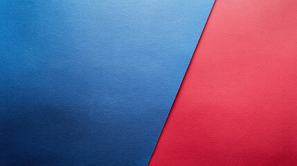 Obraz premium Red Paper with a Tonal Gradient Transitioning from Darker Shades at the Top to Lighter Tones Near the Middle and Bottom on a White Background.