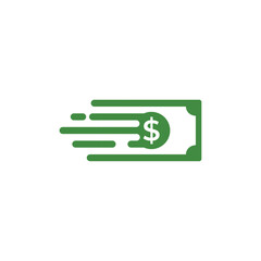 Fast cash money for finance professional business logo design