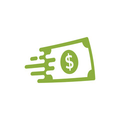 Fast cash money for finance professional business logo design