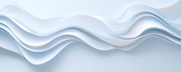 Fototapeta premium Elegant Fluidity Balanced Curves and Organic Flow in Seamless Design - Refined Aesthetics and Harmonious Motion for Modern Interiors and Art Projects