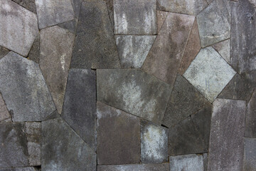 View of stone wall texture for background