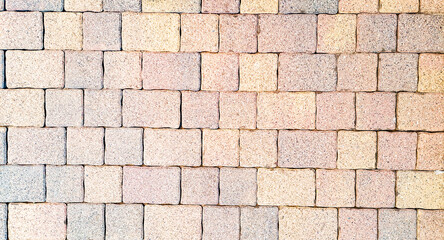 Obraz premium Brown paving stones - interesting background