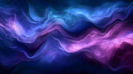 Obraz premium Abstract Background with Wavy Lines in Purple and Blue