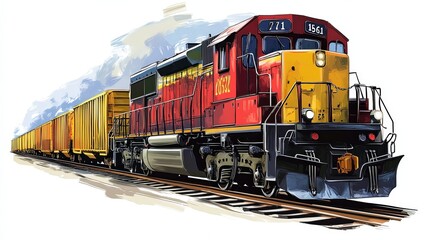 Obraz premium graphic resource for train