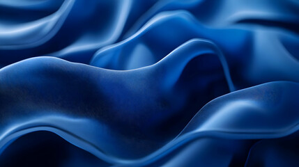 Obraz premium Abstract Blue Wavy Background