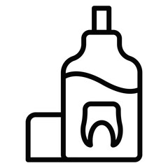 Mouthwash Vector Icons
