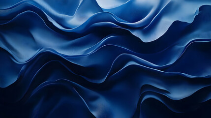 Obraz premium Abstract Blue Wavy Background