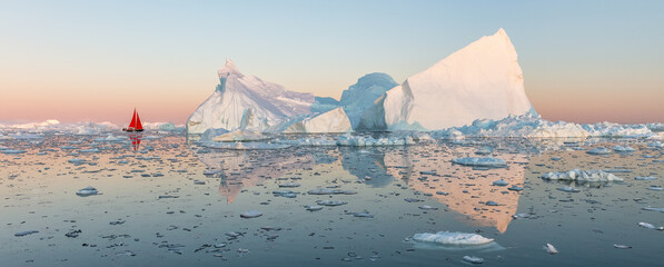 Beautiful icy Seascapes of Greenland