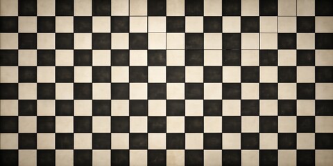 Fototapeta premium Black and White Checkerboard Pattern, Abstract, Geometric, Texture ,checkerboard, pattern, texture