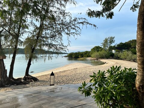 Luxury tropical beach resort