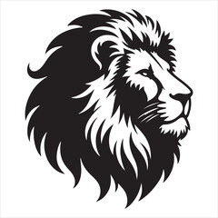 Lion vector silhouette
