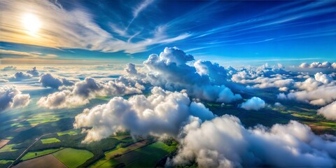 Fototapeta premium landscape with clouds