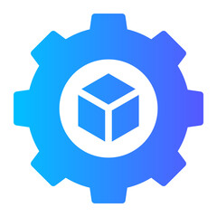 gear gradient icon