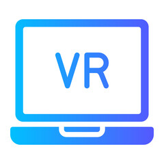 laptop gradient icon