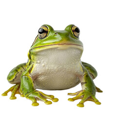 Obraz premium frog on white background. 