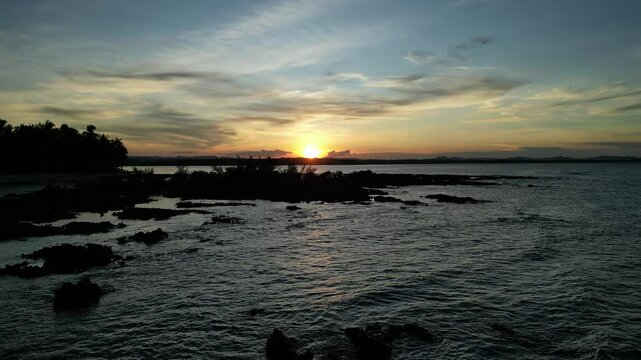 sunset at the beach