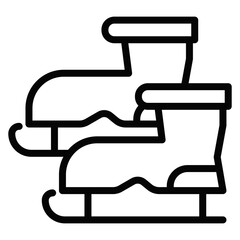 Ice Skate Vector Icons