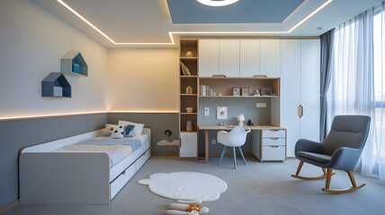 modern children's room design