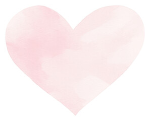 Fototapeta premium PNG Pink cute heart as line watercolour illustration backgrounds white background creativity.