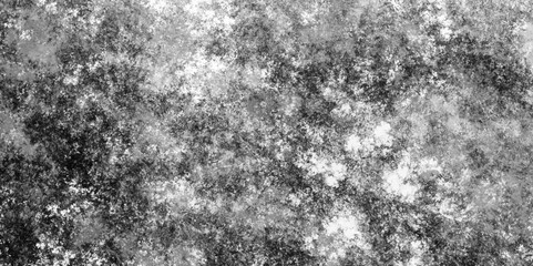 Dark cement concrete grunge stone and wall texture. White natural effect pattern on black. Modern design with grunge and marbled cloudy distressed design. Elegant black background illustration art